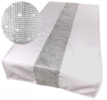 BIEŻNIK CYRKONIE 40x160 OBRUS NA STÓŁ KOLORY