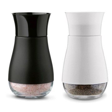 CHLEBAK Czarny DESKA + 2 przyprawnik SÓL PIEPRZ Tadar Iconic 34 x 18 x 12,5