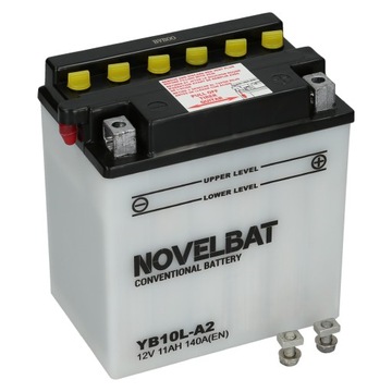 Akumulator Novelbat YB10L-A2 12V 11Ah 140A P+