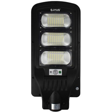 Lampa uliczna Sayus 1200 W 1500 lm zasilanie bateryjne, solarne