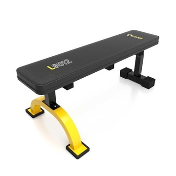 ПРЯМАЯ СКАМЬЯ Устойчивая, с мягкой спинкой, HMS 200 кг.