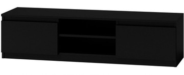 STYLOWY STOLIK SZAFKA RTV TV MARCYSIA 140CM CZARNA