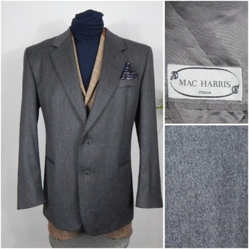 MAC HARRIS ITALY size uk44 eu54 Large męska marynarka casual tweed jodełka