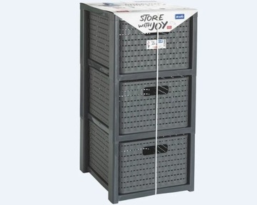 Книжный шкаф Rotho Country Антрацит