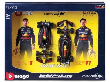 Red Bull Racing RB20 Verstappen Perez Sada Bolidů F1 1:43 Bburago 38099