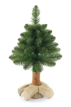 Искусственная елка на стволе 60 см Сосна заснеженная ГУСТАЯ МАЛЕНЬКАЯ ЕЛКА ДЛЯ СТОЛКА