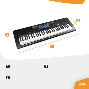 Клавиатура 61 клавиши батарея клавиатура Rhapsody61 Max для обучения