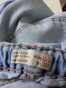 Zara Girls молодежные джинсовые брюки р 152