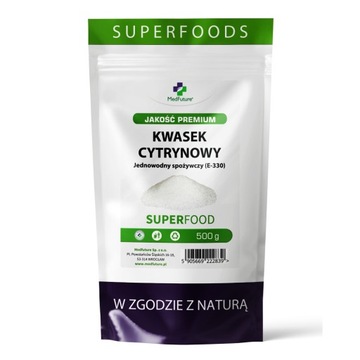 KWAS KWASEK CYTRYNOWY SPOŻYWCZY E330 500g
