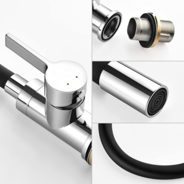 КУХОННЫЙ Смеситель ПОВОРОТНЫЙ НА 360° ГИБКИЙ АЭРАТОР ВЫСОКОГО ДАВЛЕНИЯ G3/8