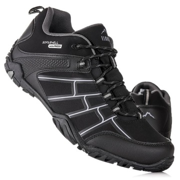 Buty męskie Elbrus BLACK DARK GREY RIMLEY WP Wodoodporne SOFTSHELL