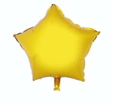 Balon Foliowy Gwiazda Gwiazdka Złota 45 cm