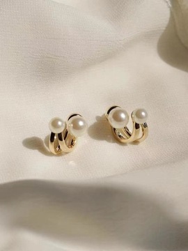 СЕРЬГИ С ЖЕМЧУГОМ, КЛИПС ДЛЯ ПОДВЕСКИ