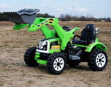 МОЩНЫЙ ТРАКТОР С КОВШОМ KINGDOM 12V ДВЕ СКОРОСТИ/J