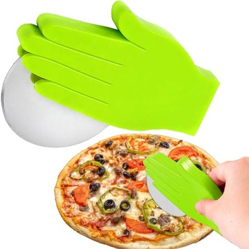 NÓŻ DO PIZZY NÓŻ OKRĄGŁY DO KROJENIA PIZZY RĄCZKA