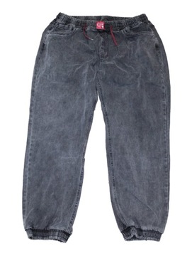 7XL BIG MEN DUŻE DRESY JOGGERY BAGGY JEANS STRECZ