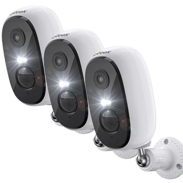 Kamera Zewnętrzna/Wewnętrzna Bezpieczeństwa WIFI 3MPx 2034*1296P 5200mAh×3