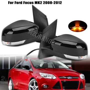 Lewe boczne lusterko wsteczne dla Ford Focus Mk2 2008 2009 2010 2011 2012 E