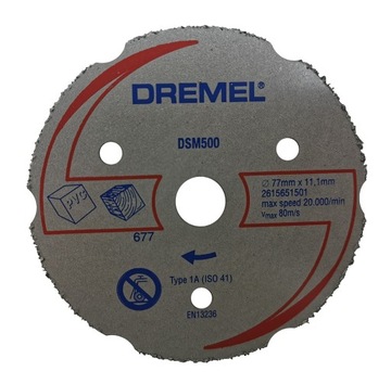 Dremel DSM500 uniwersalna tarcza tnąca do DSM20