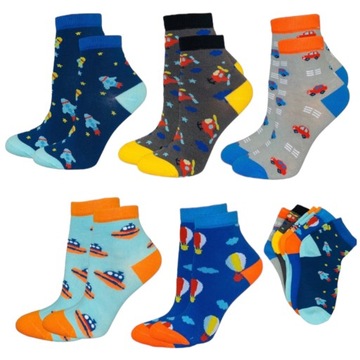 SKARPETKI DZIECIĘCE chłopięce skarpety bawełniane kolorowe jakość