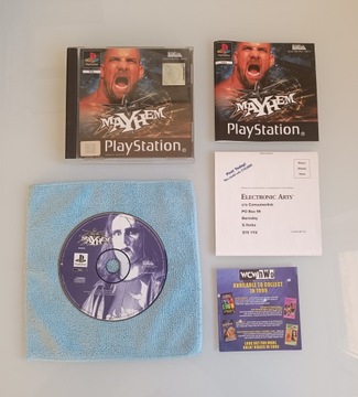 WCW Mayhem PSX PS1 KOMPLETNA PLAYSTATION 3XA