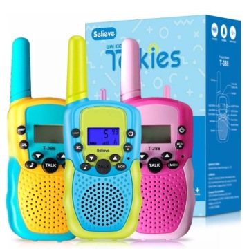 Walkie Talkie Pro Děti Lokty Velký Dosah 3X Vysílačka Displej
