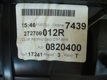 DACIA DUSTER I RADIÁTOR EVROPA 272709012R