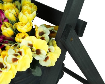 ДЕРЕВЯННЫЙ САДОВЫЙ ЦВЕТОЧНЫЙ ЯЩИК ПОДСТАВКА ДЛЯ ЛЕСТНИЦЫ ЯЩИК ДЛЯ САДА ТЕРРАСА БАЛКОН