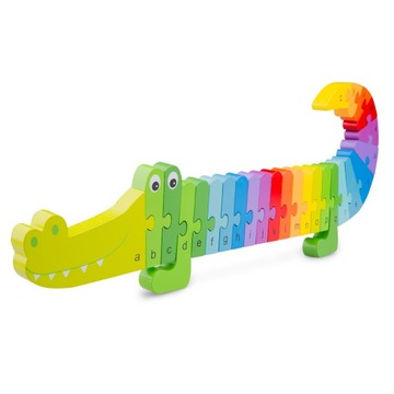 NEW CLASSIC TOYS PUZZLE KROKODYL ALFABET