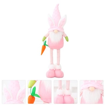 Тканевые мягкие куклы-кролики, гномы, тканевые игрушки