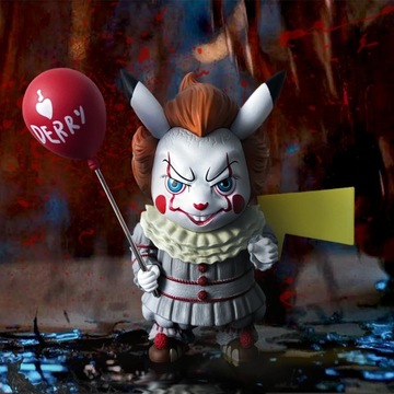 Новый Стивен Кинг's It Pennywise Косплей Пикачу Фигурка Игрушки Хэллоуин