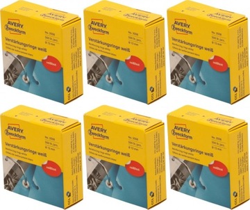 Pierścienie wzmacniające do segregatora 13mm x6