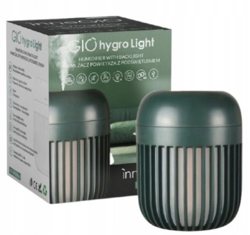 Zvlhčovač vzduchu s podsvícením zelený InnoGIO Giohygro Light GIO-190