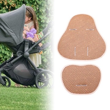 Poduszka chłodząca na krzesło letnie Ice Chair do wózka dziecięcego Brown