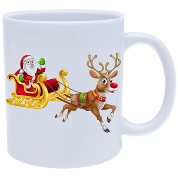 SUPER ŚWIĄTECZNY KUBEK PREZENT 330ml MIKOŁAJ