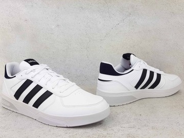 ADIDAS COURTBEAT ID9658 BUTY MĘSKIE TRAMPKI TENISÓWKI BIAŁE