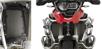 Osłona chłodnicy BMW R 1200GS (13-16), R 1200GS ADVENTURE (14-16) CZARNA (P