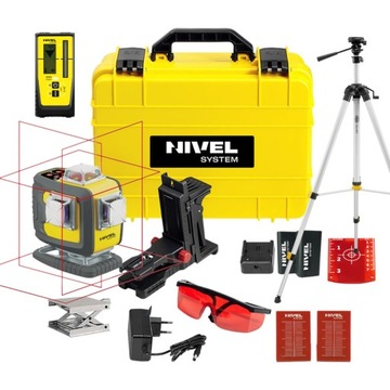 LASER KRZYŻOWY 4X360 Nivel System CL4D-R RD800