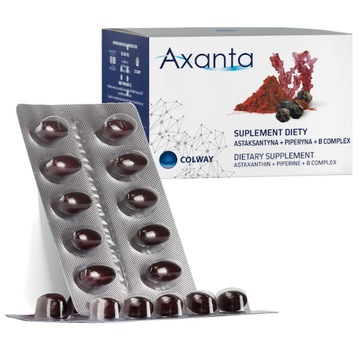 Colway Axanta 60 kaps NAJSILNIEJSZY ANTYOKSYDANT
