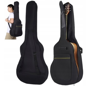 Pokrowiec Plecakowy Gitarowy Akustyczny z Szelkami dla Gitarzystów Torba