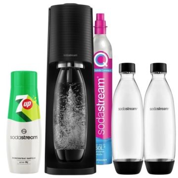 Výrobník Sody SodaStream Terra pro plynování vody 2 lahve 1 l 7UP sirup