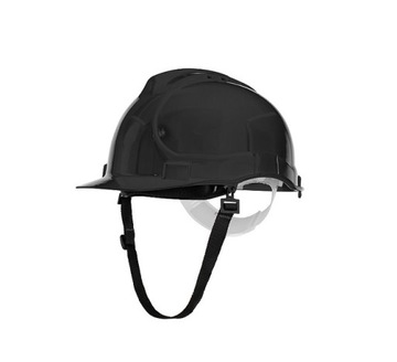 KASK ROBOCZY HEŁM CZARNY BHP DO PRACY 2-PUNKTOWY