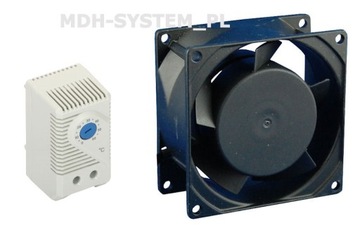 WENTYLACJA DO SZAF STEROWNICZYCH WENTYLATOR 230V 80x80