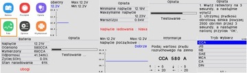 ТЕСТЕР АККУМУЛЯТОРА 12 В НА ПОЛЬСКОМ ЯЗЫКЕ
