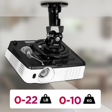 Duronic PB01XB Потолочное настенное крепление для проектора