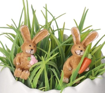 ФИГУРКА ЗАЙЦА ПУЗЫРЬКИ ФИГУРКИ 4 ШТ. УКРАШЕНИЕ ЦЕНТРА