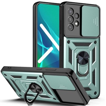 ETUI PANCERNE DO SAMSUNG A32 4G SLIDE RING + SZKŁO