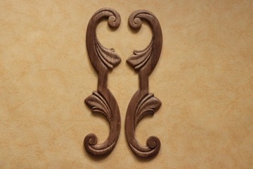 Dekor 22x5,5cm, ornament, sztukateria 2szt- D213