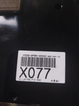 KIA SORENTO 2011 972502P681 ŘÍZENÍ I SOUČÁSTKY ELEKTRICKÉ