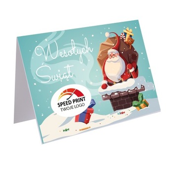 Рождественские открытки 10,5x14,8 с создателем логотипа